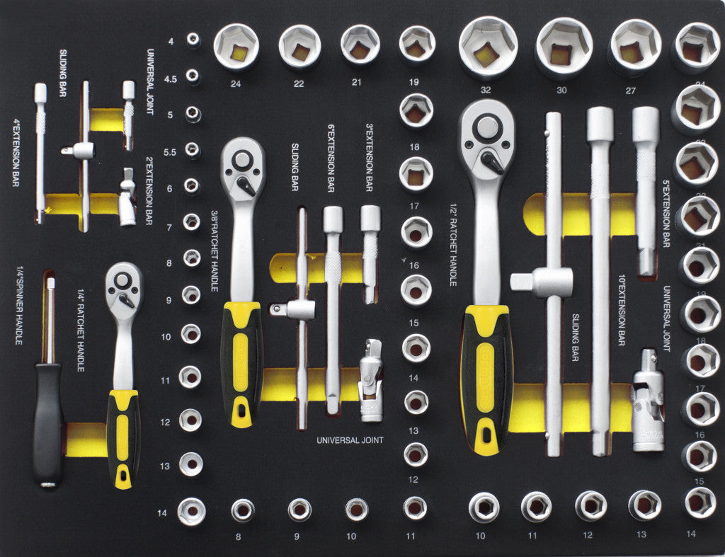 Трей тресчотка с накрайници 61 чaсти Topmaster Professional Top Master Pro - BGShopping.net