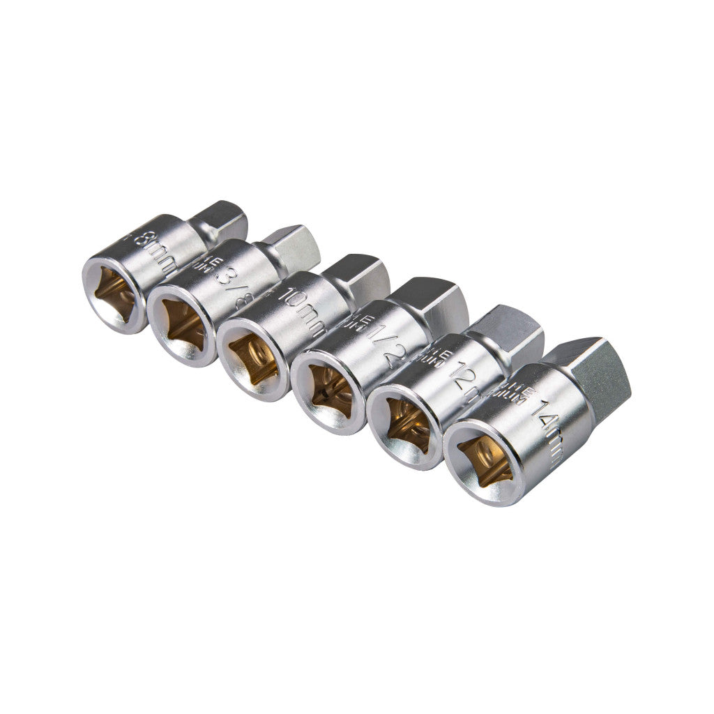 К-кт накрайници 3/8" за картер, 8,10,12,14мм,3/8",1/2" Topmaster Professional – Top Master Pro