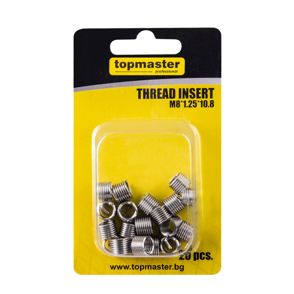 Резбови приставки M8*1.25*10.8, 20бр. Topmaster Professional – Top Master Pro
