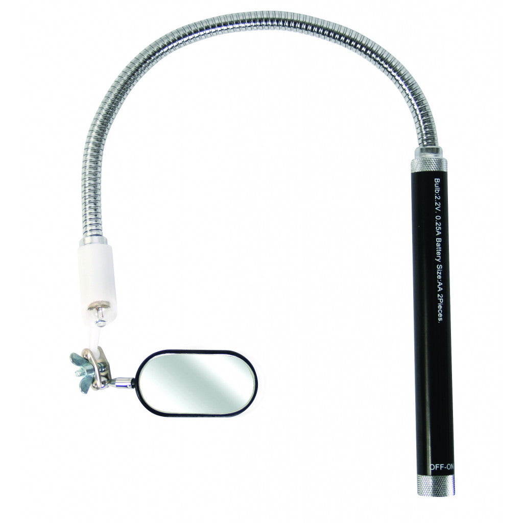 Огледало контролно с лампа 430mm Topmaster Professional – Top Master Pro