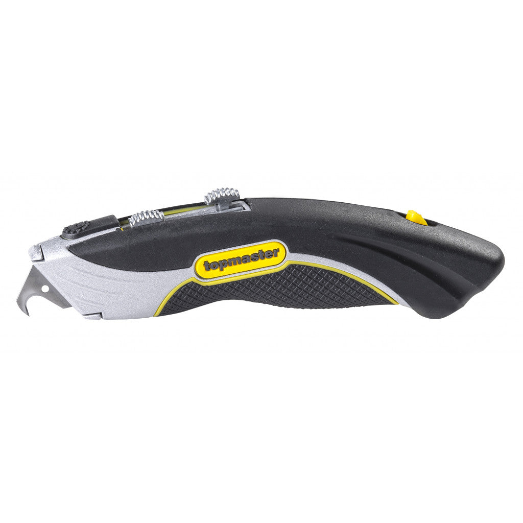 Нож макетен метален трапец/кука с 4 резерви Topmaster Professional – Top Master Pro