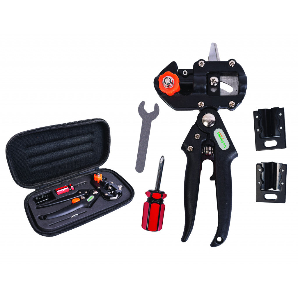 Ножица за ашладисване с три приставки к-кт в несесер TGP GADGET – Top Garden