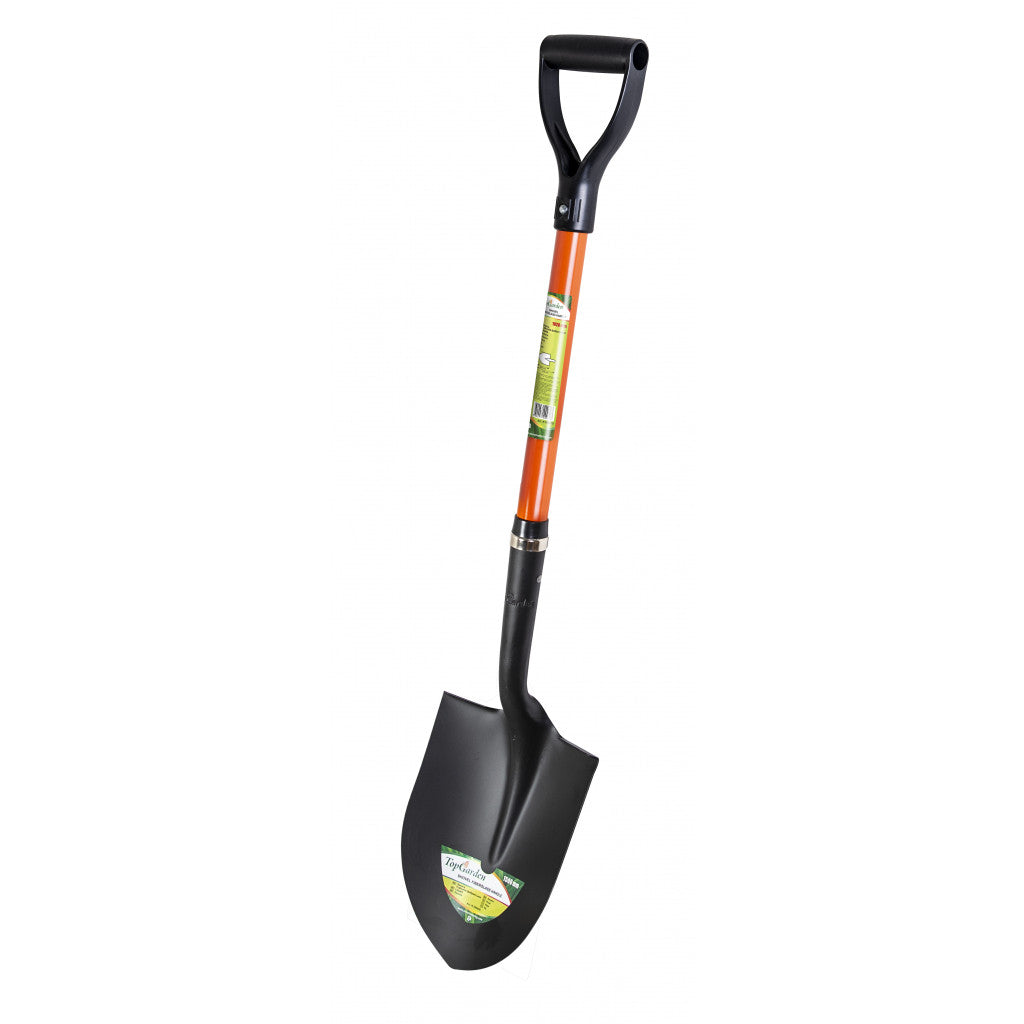 Лопата кръгла с дръжка фибростъкло 1020mm TG GADGET – Top Garden