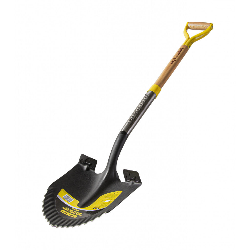 Лопата кръгла с педал и дървена дръжка 1150mm Topmaster Professional – Top Master Pro