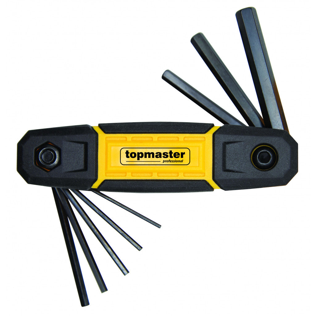 Шестограми сгъв. к-т 8бр 1.5-8mm CR-V Topmaster Professional – Top Master Pro