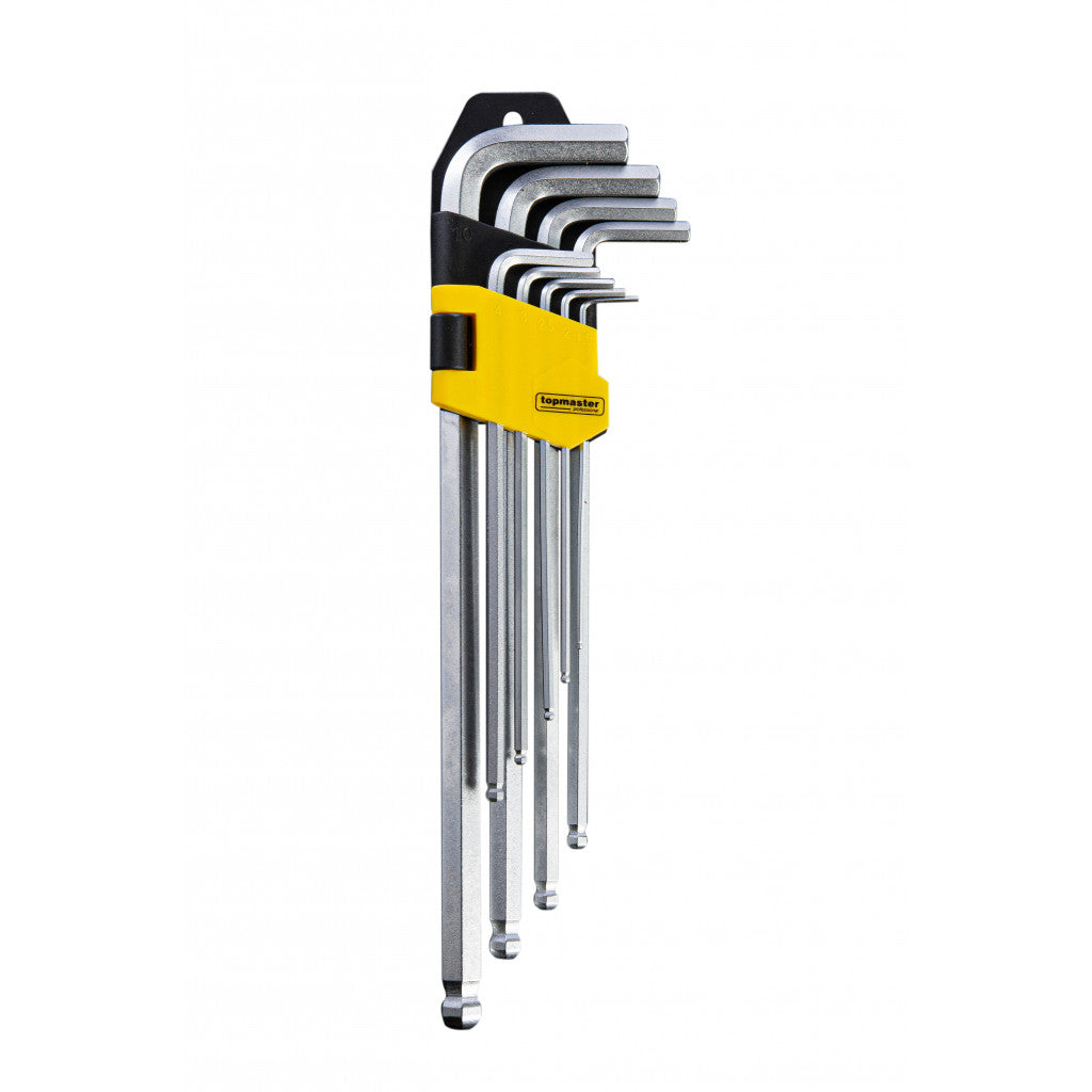 Шестограми за работа под ъгъл 1.5-10mm дълги CR-V Topmaster Professional – Top Master Pro