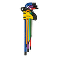 Шестограми цветни 1.5-10mm к-т 9бр дълги CR-V Topmaster Professional – Top Master Pro