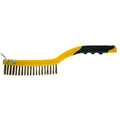 Четка телена 3 реда месинг със стъргало 350mm Topmaster Professional – Top Master Pro