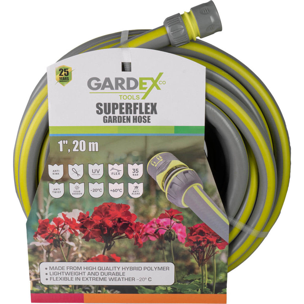 Маркуч градински SUPERFLEX 1", 20m GARDEX – Gardex