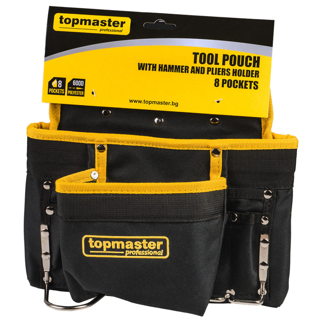 Джоб за инструменти 8 отделения - държач за чук и клещи Topmaster Professional – Top Master Pro