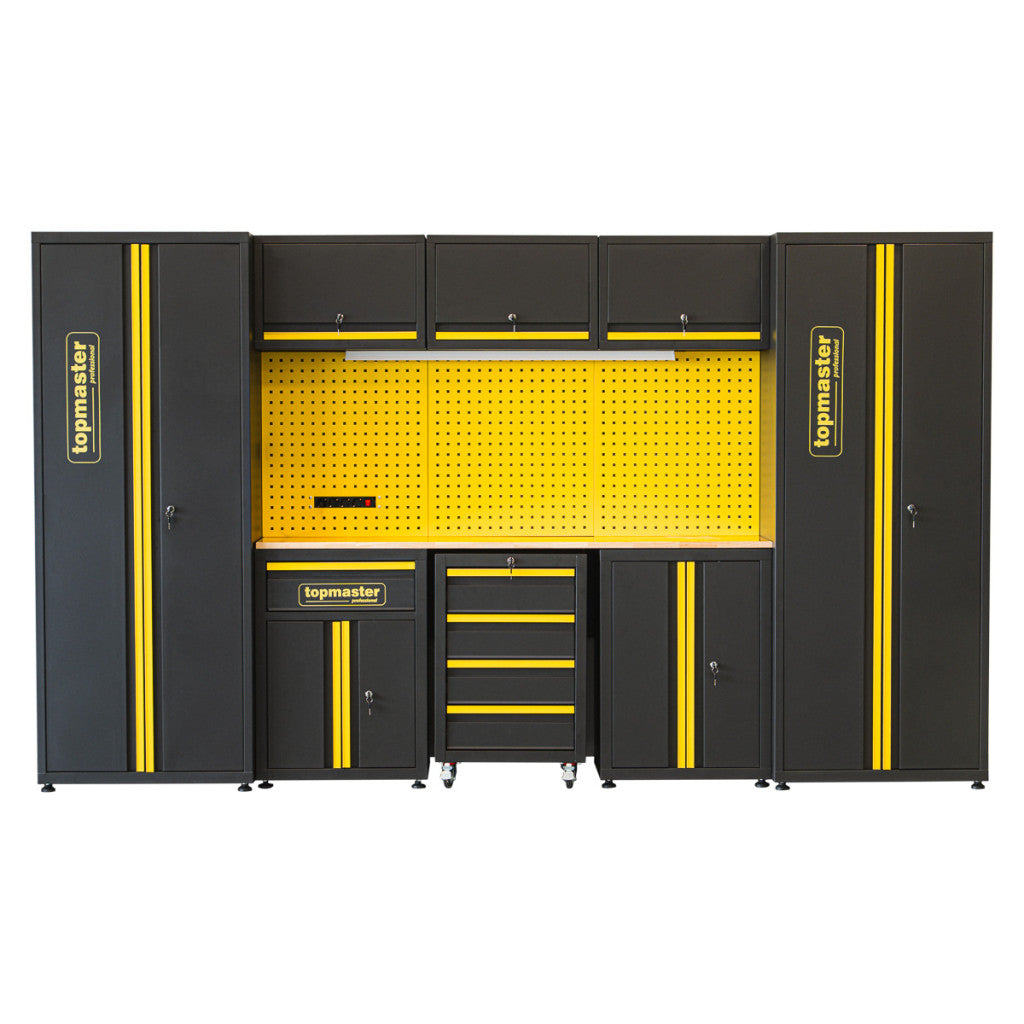 Количка за инструменти 7 чекмеджета с 182 инструмента Topmaster Professional Top Master Pro - BGShopping.net