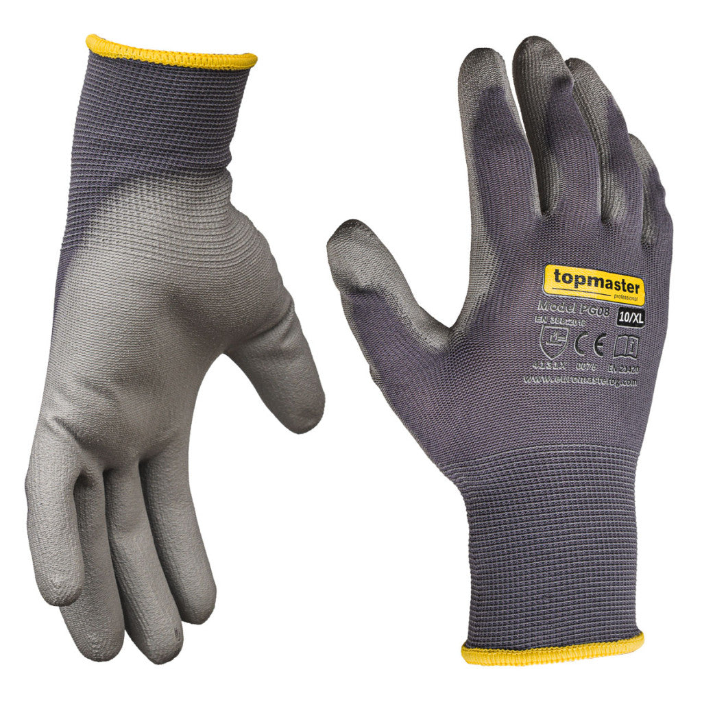Ръкавици за механична работа PG08 PU Topmaster Professional – Top Master Pro