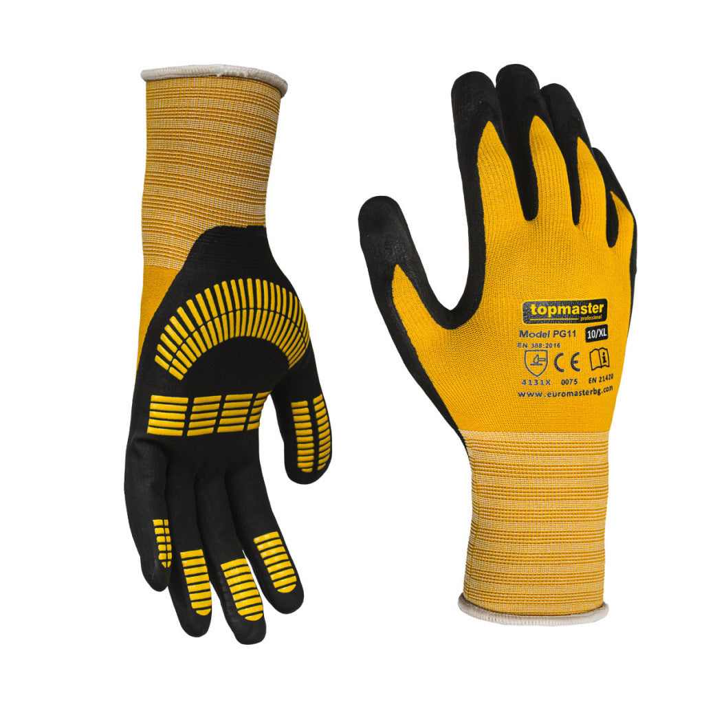 Ръкавици за механична работа PG11 GRIP Topmaster Professional – Top Master Pro