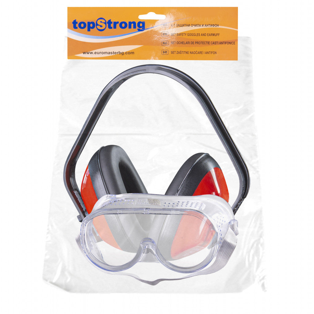 К-т защитни очила и антифон TopStrong Top Strong BGShopping.net