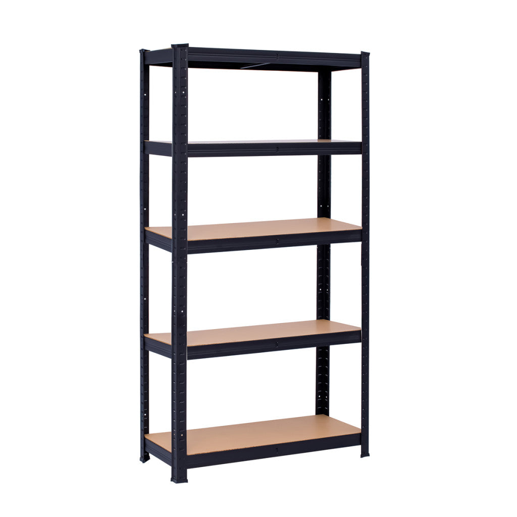 Стелаж метален черен 5 MDF рафта x 175 kg, 1800х900х400 Top Strong BGShopping.net