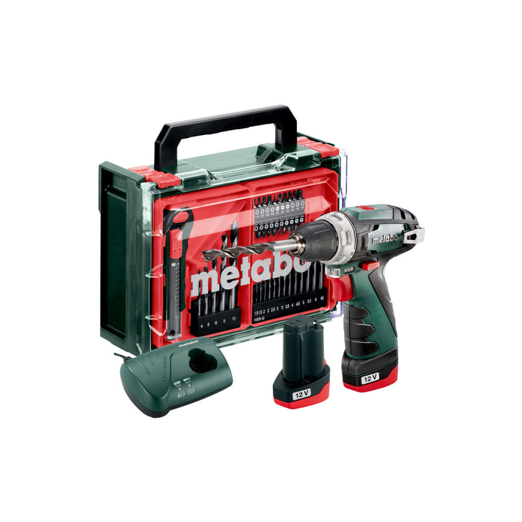 Винтоверт акум. 12V 34Nm METABO POWERMAXX BS 2x2Ah SET – Metabo
