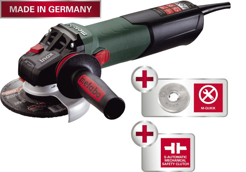 Ъглошлайф 125mm 1550W METABO WEV 15-125 QUICK INOX Metabo - BGShopping.net