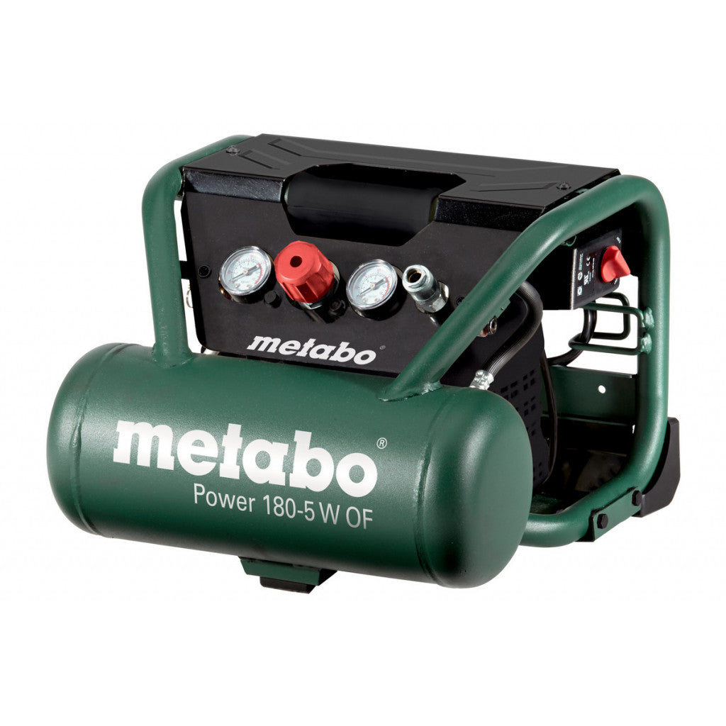 Компресор безмаслен 5 л 1.1kW METABO POWER 180-5 W OF Metabo - BGShopping.net