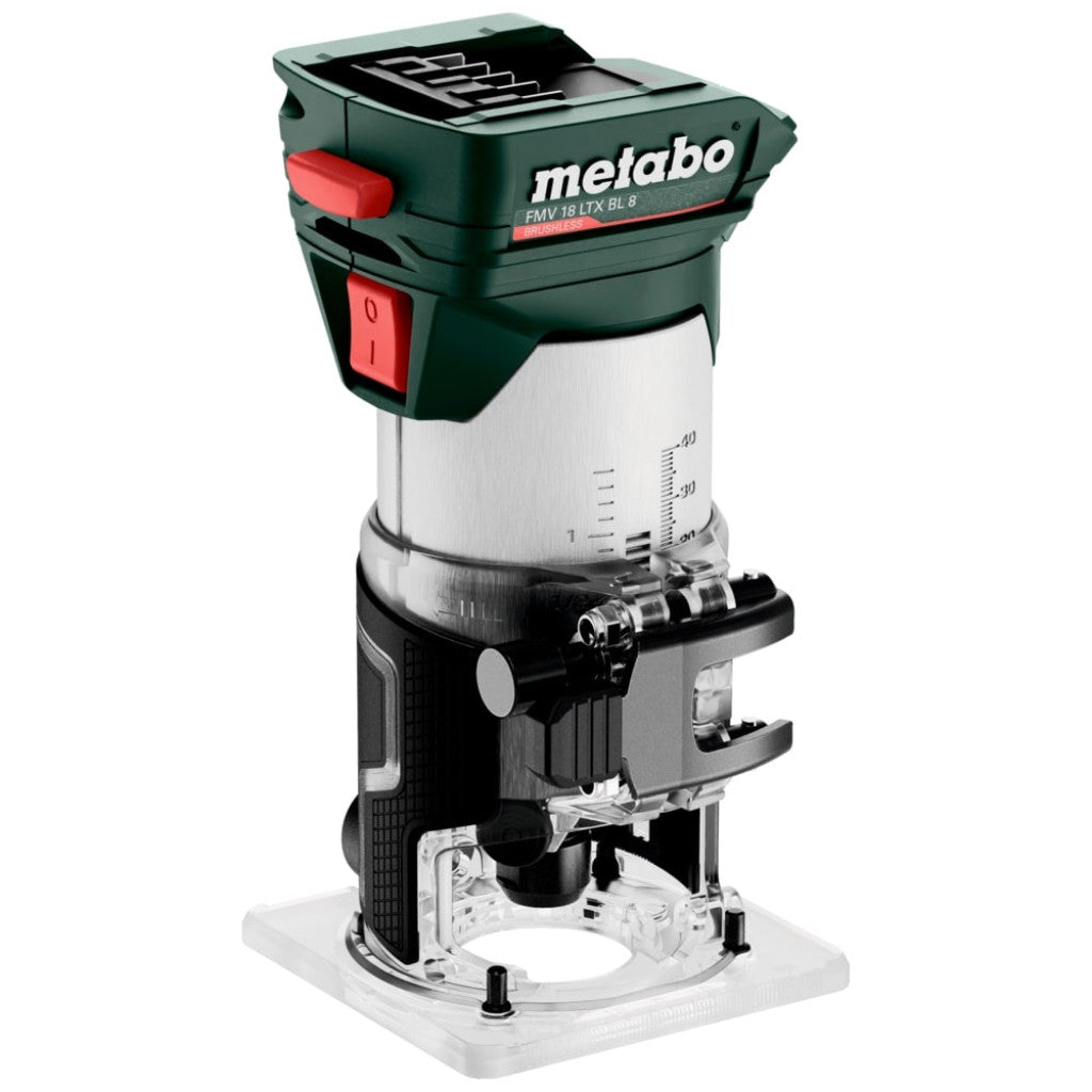 Оберфреза, Акумулаторна; FMV 18 LTX BL 8 – Metabo