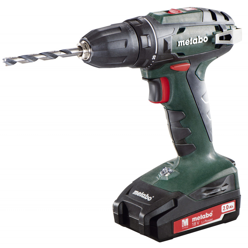 Винтоверт акум. 18V 48Nm METABO BS 18 2x2.0AH 10mm – Metabo