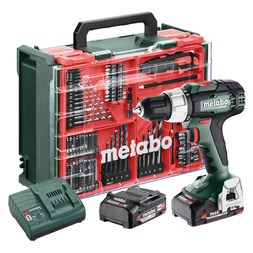 Бормашина акум. ударна 18V 60Nm METABO SB 18 2X2.0Ah – Metabo