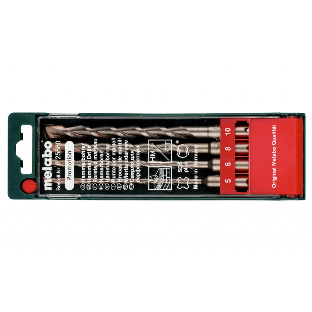 Свредла SDS+ к-кт 4 части Metabo BGShopping.net