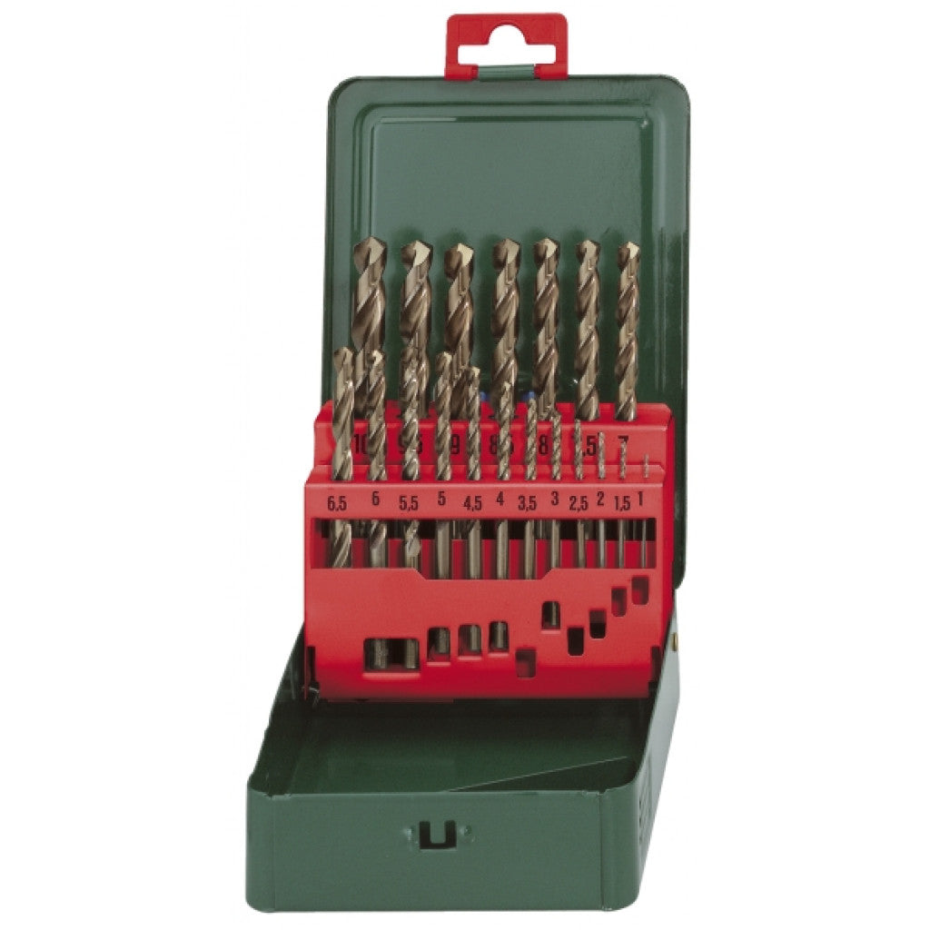 Свредла HSS-Co 1 - 10mm к-кт 19 части – Metabo