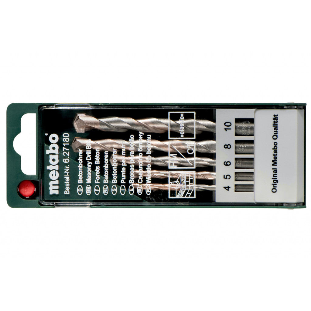 Свредла за бетон к-кт 5 части Metabo BGShopping.net