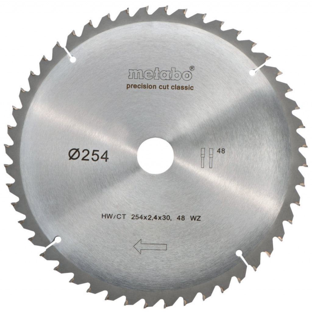 Диск за циркуляр 254х2.4х30.0mm 48 WZ 5° neg. – Metabo