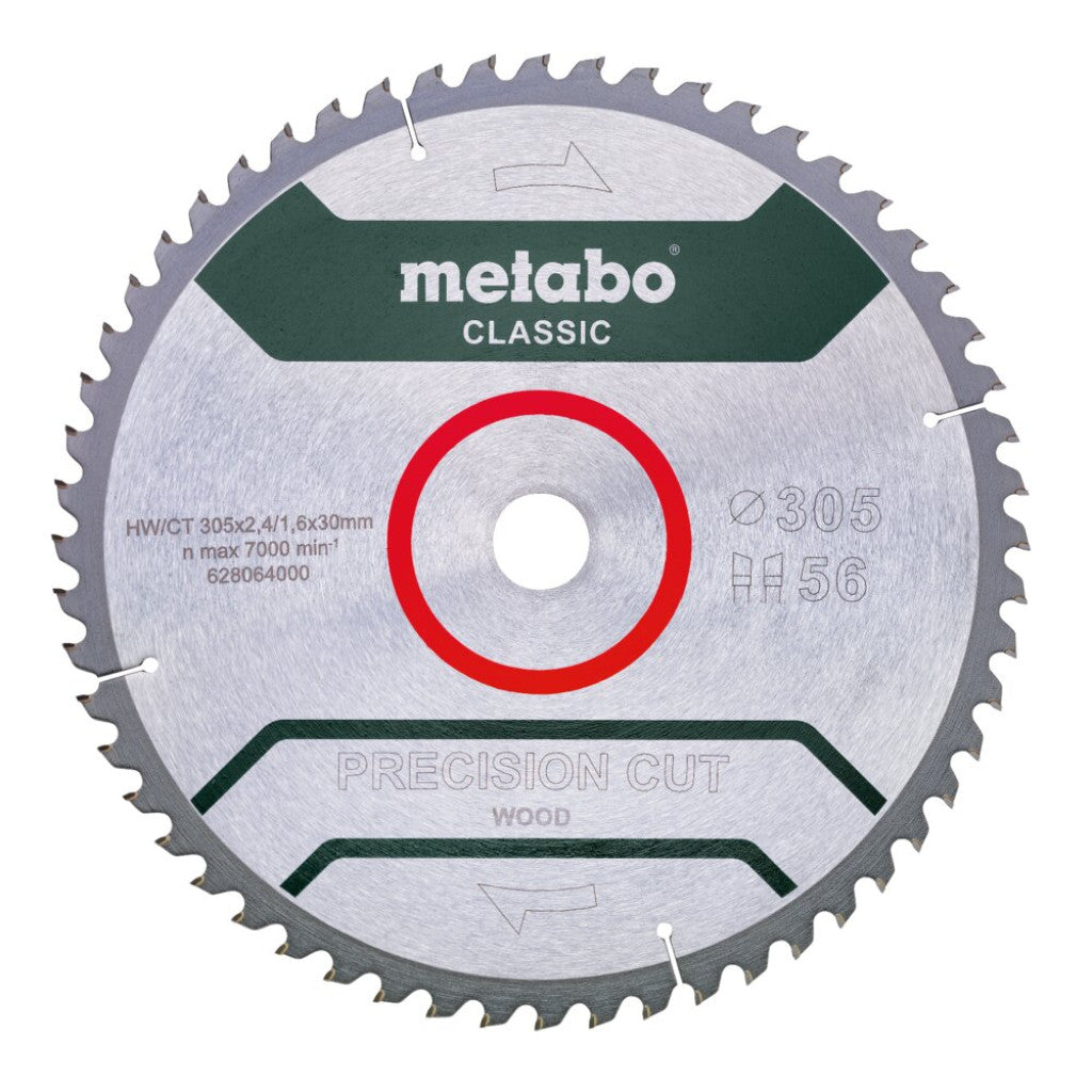 Диск за циркуляр „Precision Cut - Classic“,305x30, Z56 WZ 5° Metabo BGShopping.net