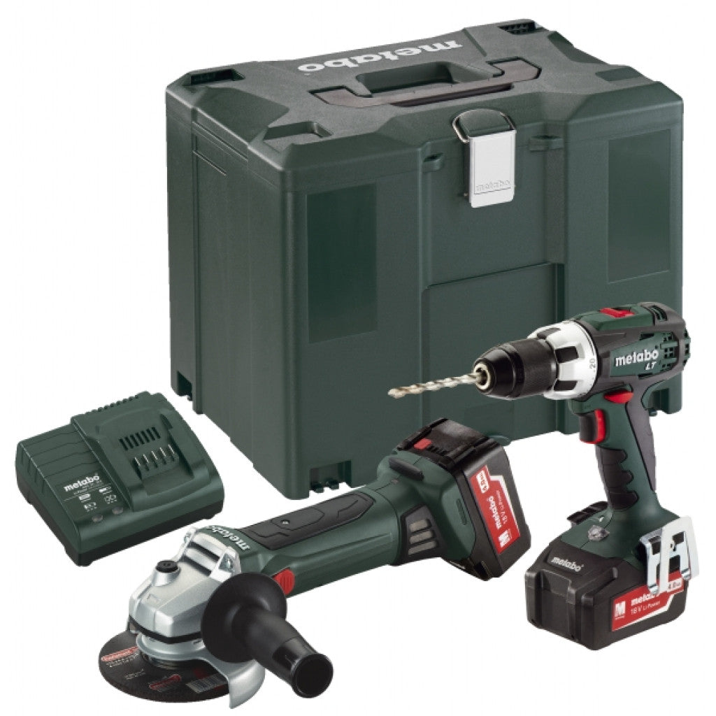 К-кт METABO Combo Set 2.4.1 18 V BS LT + W 125 2x4.0AH Metabo - BGShopping.net