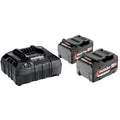 Базов комплект акумулатори 18V ASC 30-36 + 2x4.0Ah LiPower – Metabo