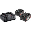 Базов комплект акумулатори 18V ASC 145 + 2x5.2Ah Li-Power Metabo - BGShopping.net