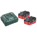 Базов комплект акумулатори 18V ASC 145 + 2x5.5 Ah LiHD Metabo - BGShopping.net