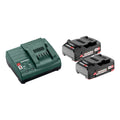 Базов комплект акумулатори 18V SC 30 + 2x2.0Ah Li-Power Metabo - BGShopping.net