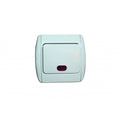 Ключ единичен светещ бял MAKALON MK-SW05 Makalon BGShopping.net