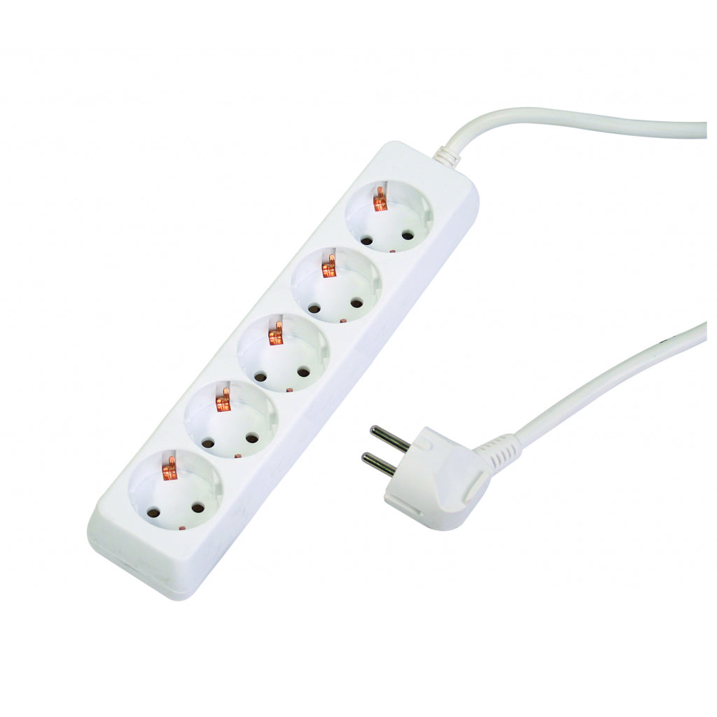 Разклонител 5 гнезда с кабел 3.0m х1.5mm2 MK