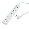 Разклонител 6 гнезда с кабел 1.5m х1.5mm2 MK – Makalon