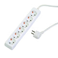 Разклонител 6 гнезда с кабел 1.5m х1.5mm2 MK