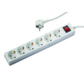 Разклонител 6 гнезда с кабел 1.5m х1.5mm2 с ключMK – Makalon