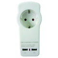 Разклонител 1 шуко 2 USB 2.1A MK – Makalon
