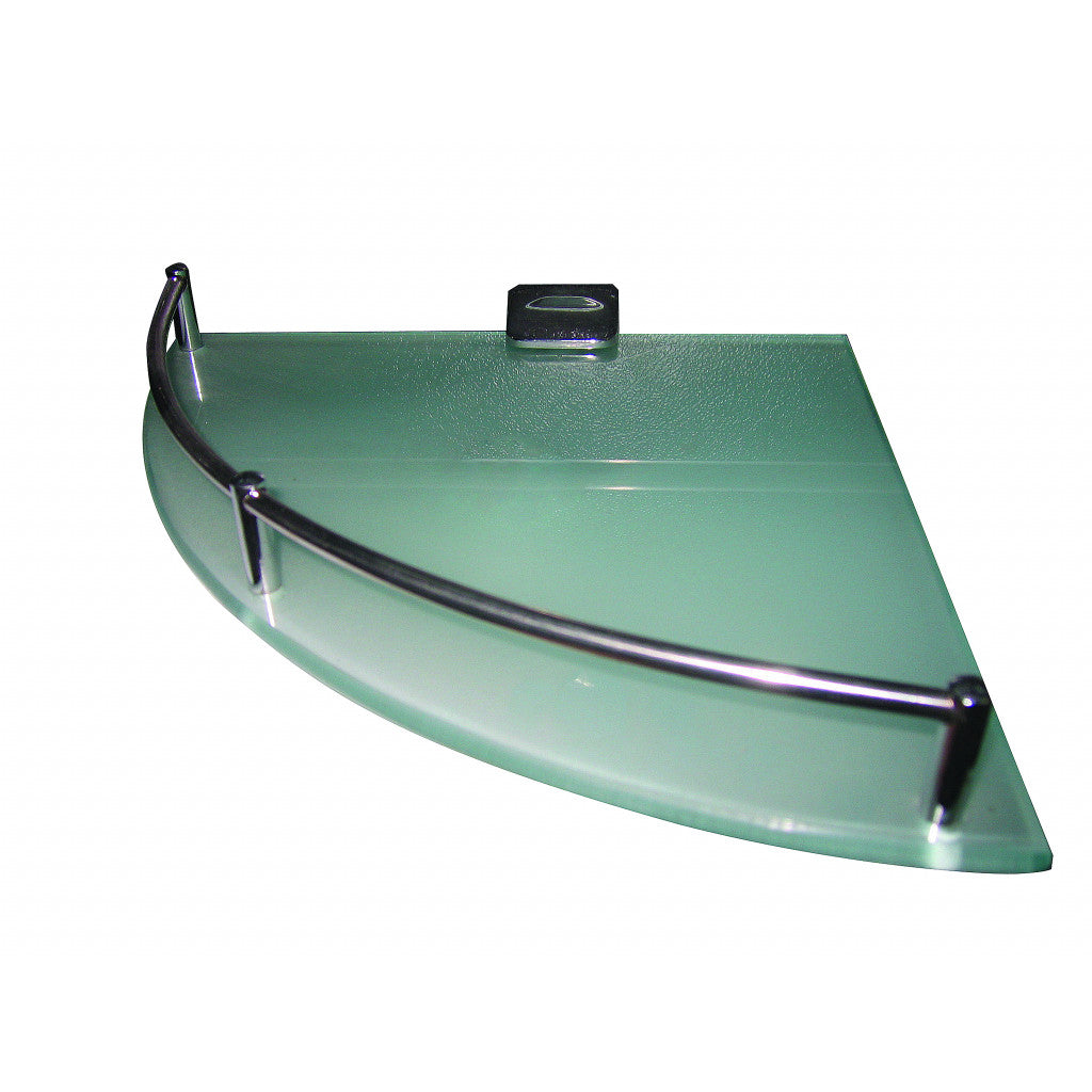 Етажерка за баня стъкл. ъглова 200mm TopChrome – Top Chrome
