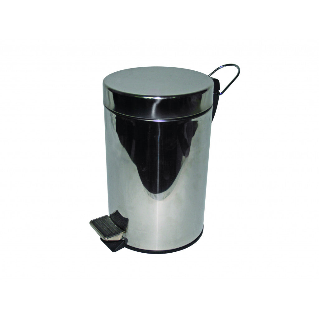 Кошче за боклук с педал 5l инокс TopChrome Top Chrome BGShopping.net