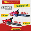 Pachet promo - 2 buc.RD-ECS21 & 2 buc.RD-ECS22 Raider Power Tools - BGShopping.net