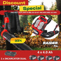Pachet promo - RDP-BBL20 & Incarcator si 4 baterii 4Ah Raider Pro BGShopping.net