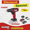 Pachet promo - RDP-KCD20 & Set incarcator si 2 baterii 2Ah Raider Pro - BGShopping.net