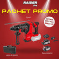 Pachet promo - RDP-BBRH20 & Set incarcator si 2 baterii 4Ah Raider Pro - BGShopping.net