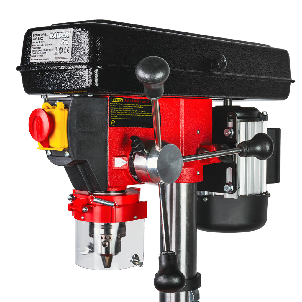 Бормашина настолна 450W 16mm H=1.61m RAIDER PRO RDP-BD03 - снимка 2
