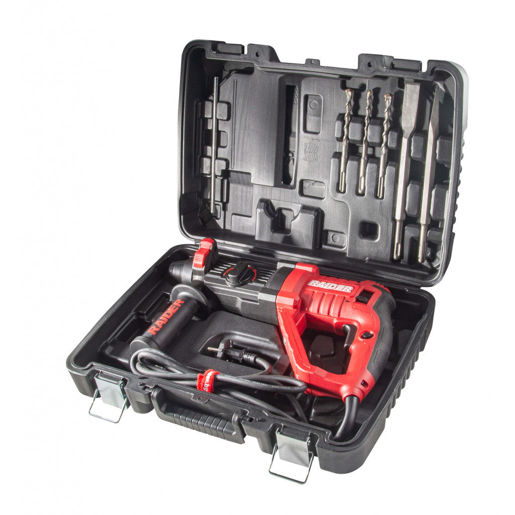 Перфоратор 750W 2.3kg 26mm 4 функции рег. обороти RAIDER PRO RDP-HD05S - снимка 2