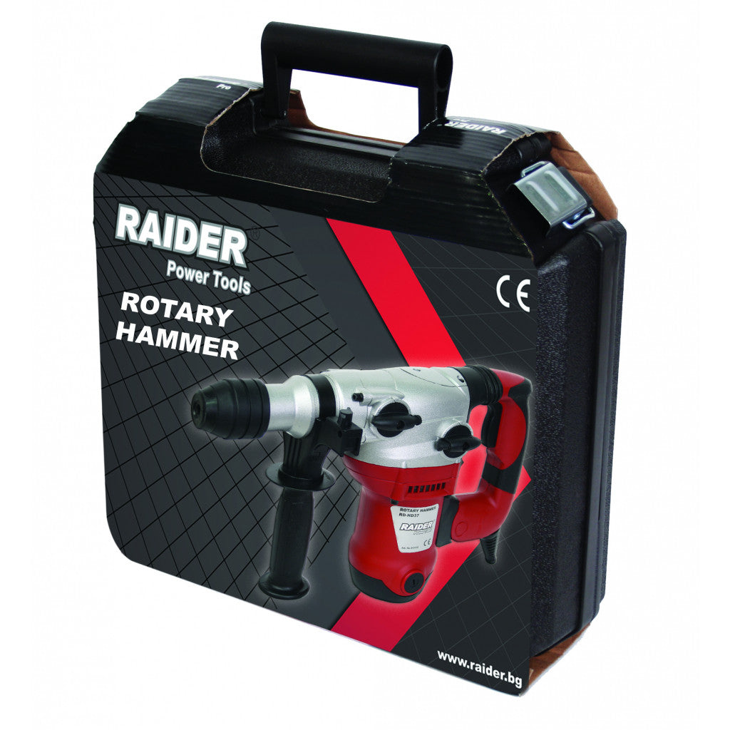 Перфоратор 1250W 5.6kg 32mm SDS-plus 3.5J RAIDER RD-HD37 - снимка 2